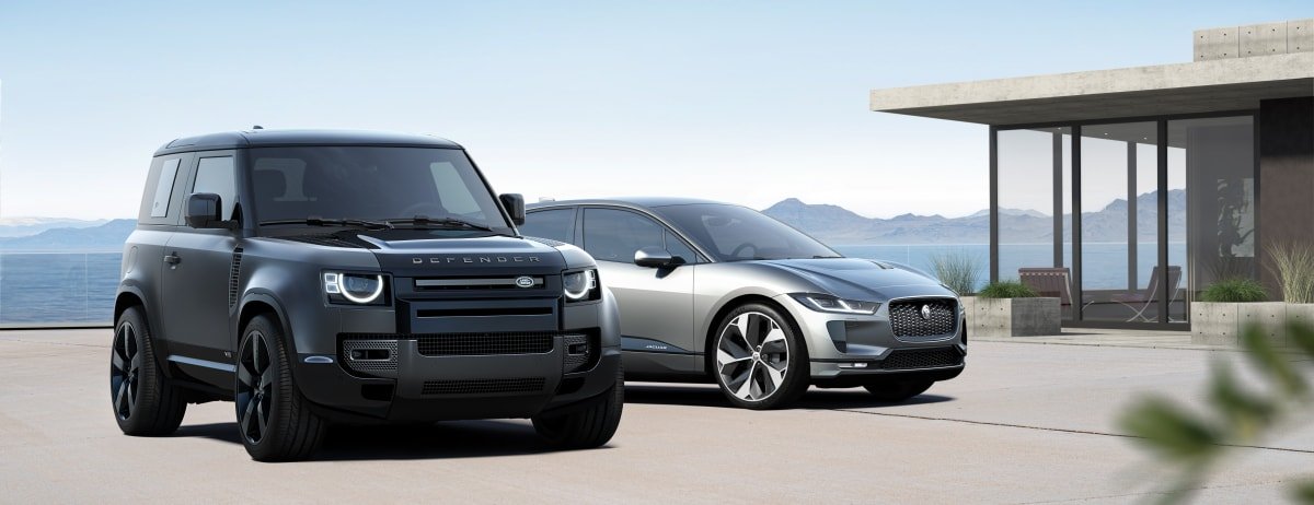 Jaguar F-PACE and Land Rover Defender