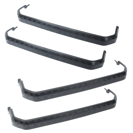 4x Chequer Plate Side Step Covers