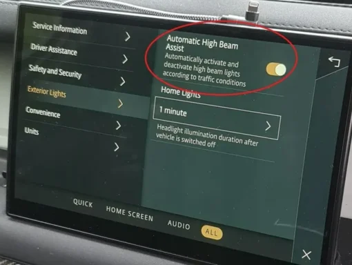 Auto High Beam Assist