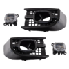 Front Square DRL Intakes Pair