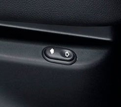 Electrically reclining rear seats